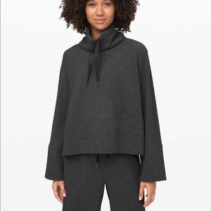 lululemon athletica Gray Cowl Neck Sweater